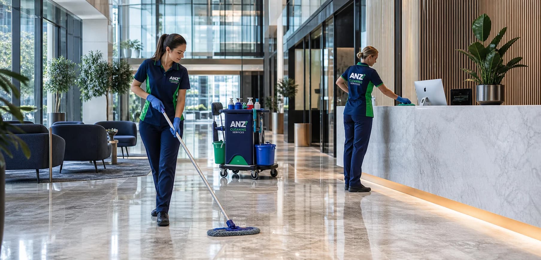 Gym Cleaning — ANZ Cleaning Services Commercial Cleaning Mascot team