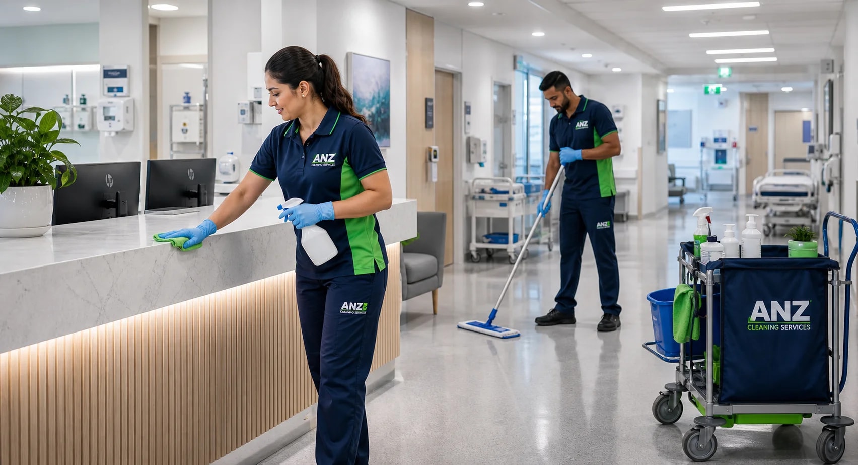 Medical Centre Cleaning — Commercial Cleaning Mascot — ANZ Cleaning Services Mascot freight precinct commercial cleaning