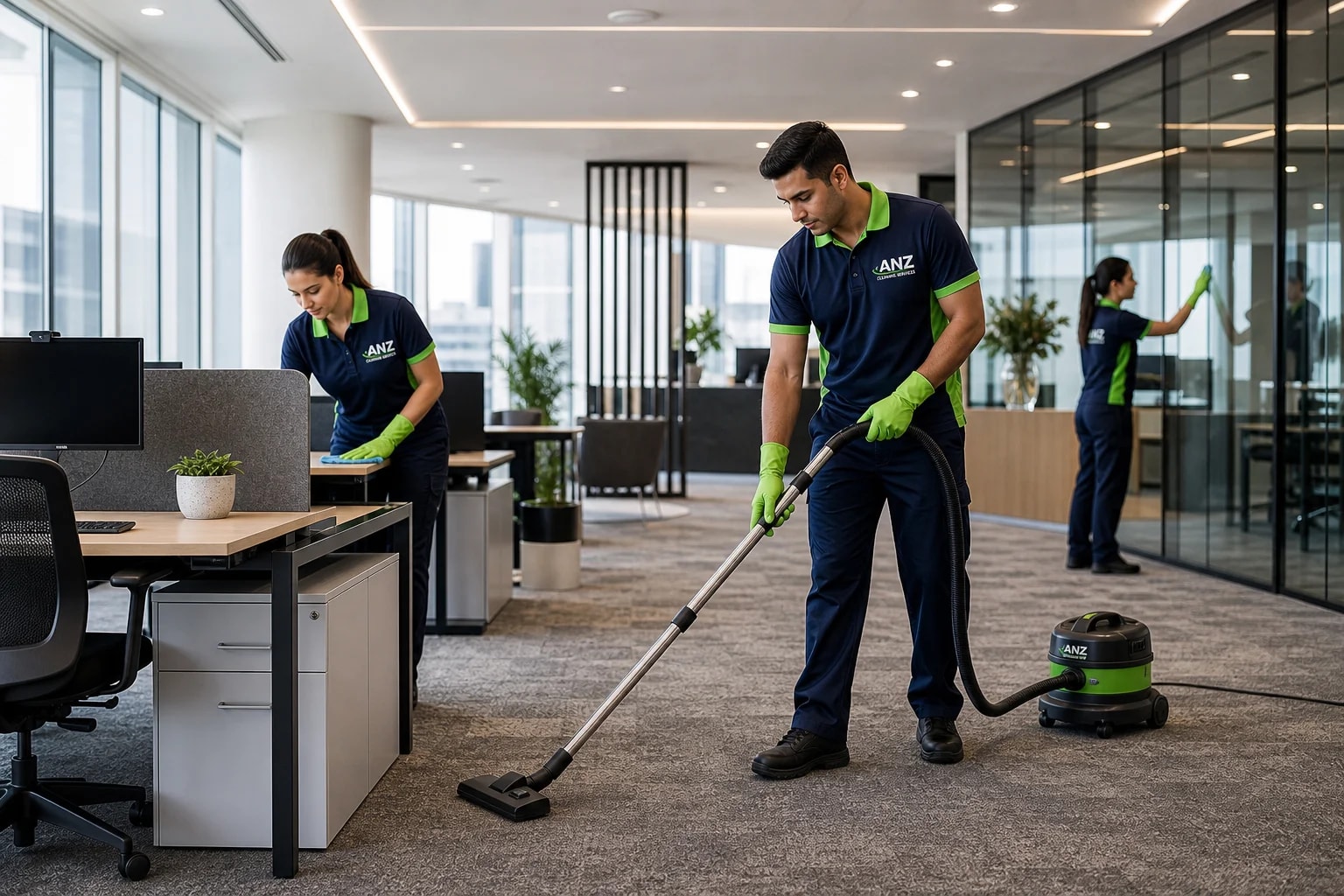 Office Cleaning — Commercial Cleaning Mascot — ANZ Cleaning Services Mascot freight precinct commercial cleaning