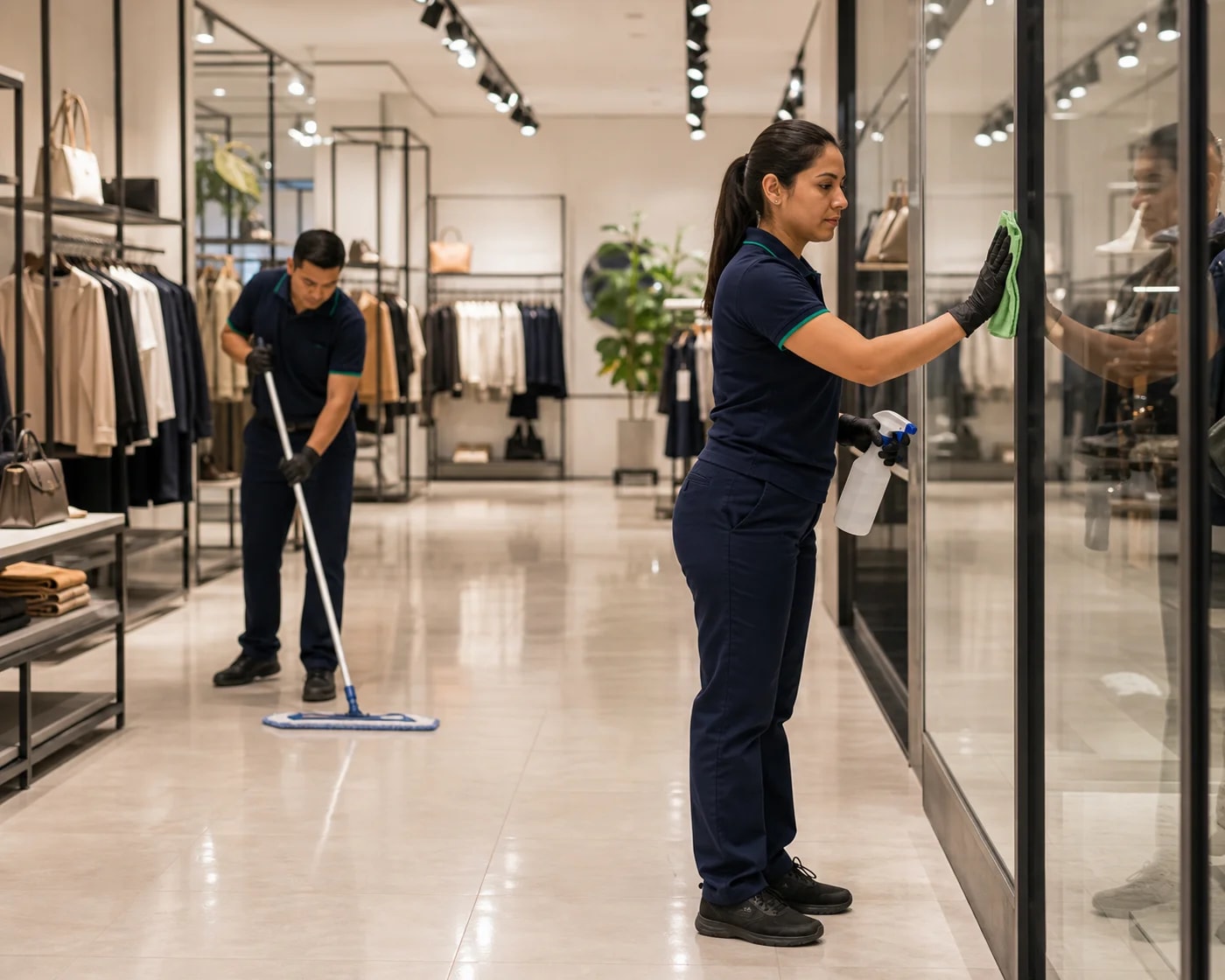 Retail Cleaning — Commercial Cleaning Mascot — ANZ Cleaning Services Mascot freight precinct commercial cleaning