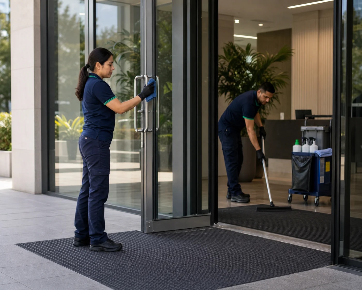 Window Cleaning — Commercial Cleaning Mascot — ANZ Cleaning Services Mascot freight precinct commercial cleaning