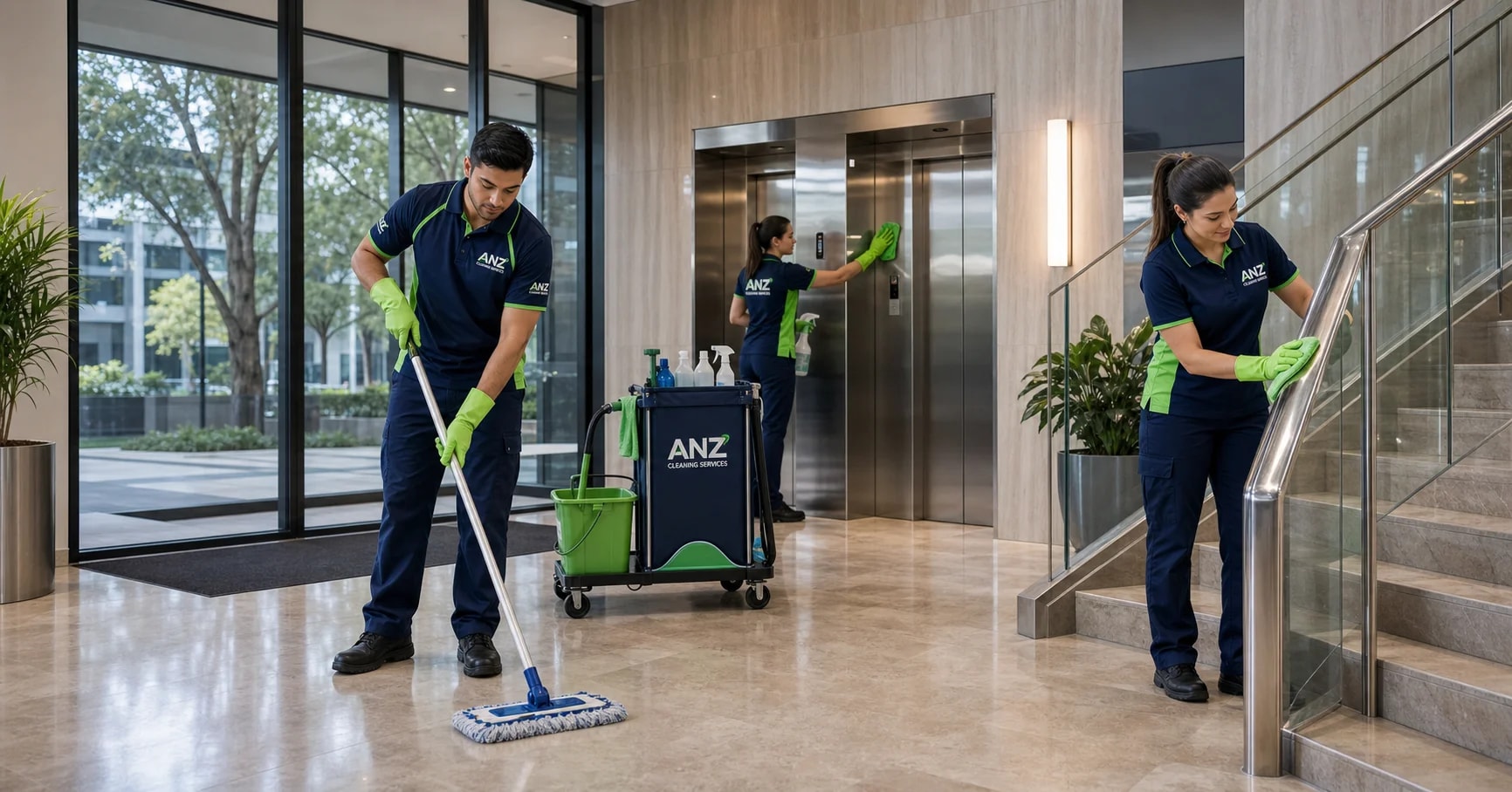 Strata Cleaning — Commercial Cleaning Mascot — ANZ Cleaning Services Mascot freight precinct commercial cleaning